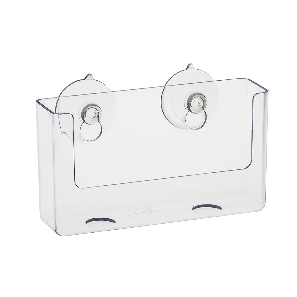 Window Glass Mount Postcard Holder, 6" Wide