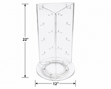 Load image into Gallery viewer, 18-Peg Rotating Acrylic Display Holder