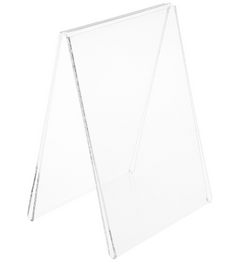 Clear Acrylic A-Frame Style Literature/Photo Holder