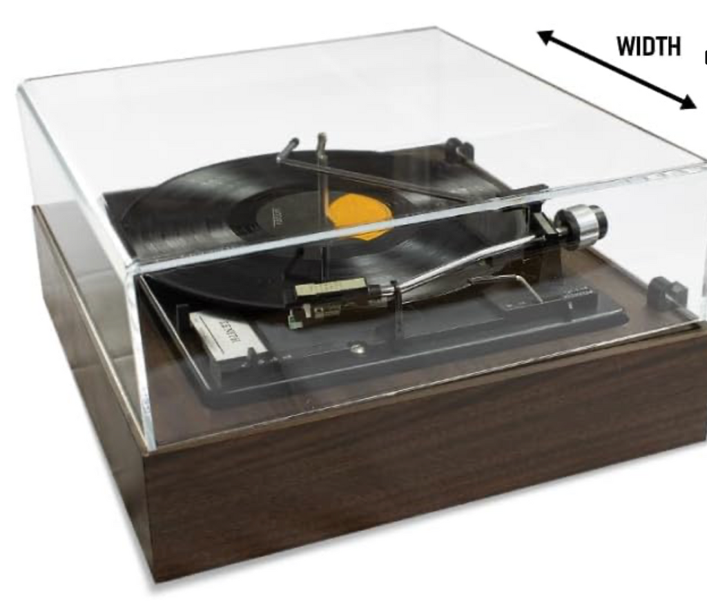Vinyl Record Player Dust Cover, Custom Acrylic Turntable Dust Cover Protector