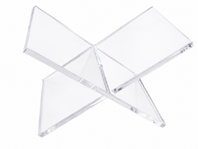 Load image into Gallery viewer, Clear Acrylic Open Book Holder made in the USA