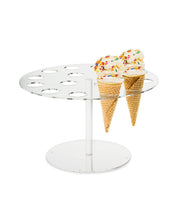 Load image into Gallery viewer, 16 cone round ice cream cone stand