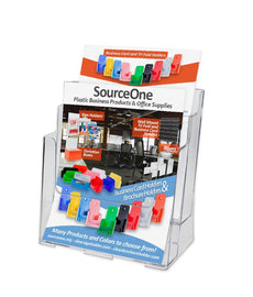 Large Brochure Holder, Tiered