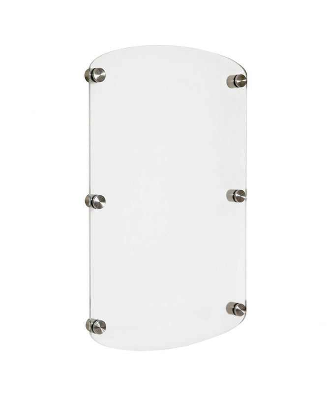 2 section wall mount sign holder