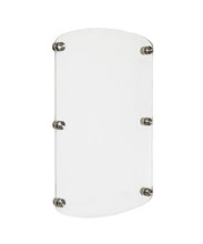 Load image into Gallery viewer, 2 section wall mount sign holder