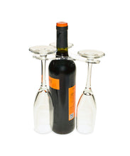 Load image into Gallery viewer, Wine Glass Acrylic Holder for Wine Bottle