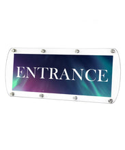 Load image into Gallery viewer, 3 section wall mount sign holder