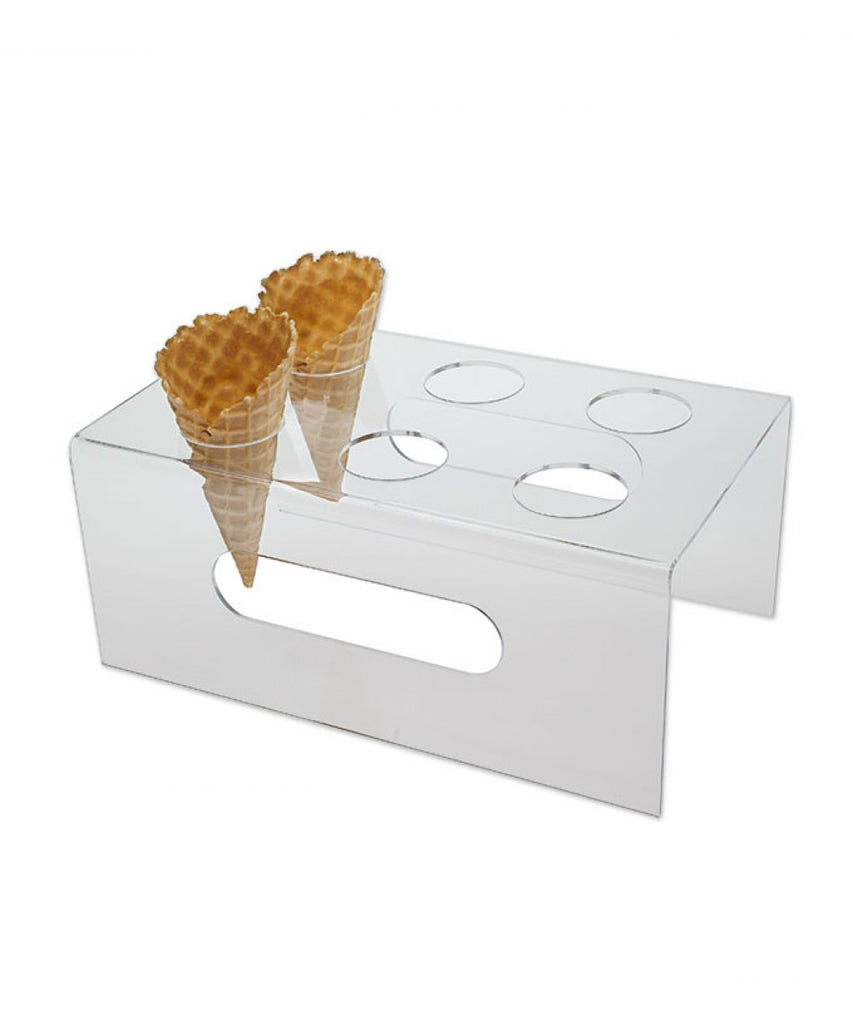 World Cuisine 41472-04 S/S Ice Cream Cone Holder