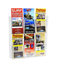 Load image into Gallery viewer, 6-Pocket Wall Mount Trifold Brochure Holder