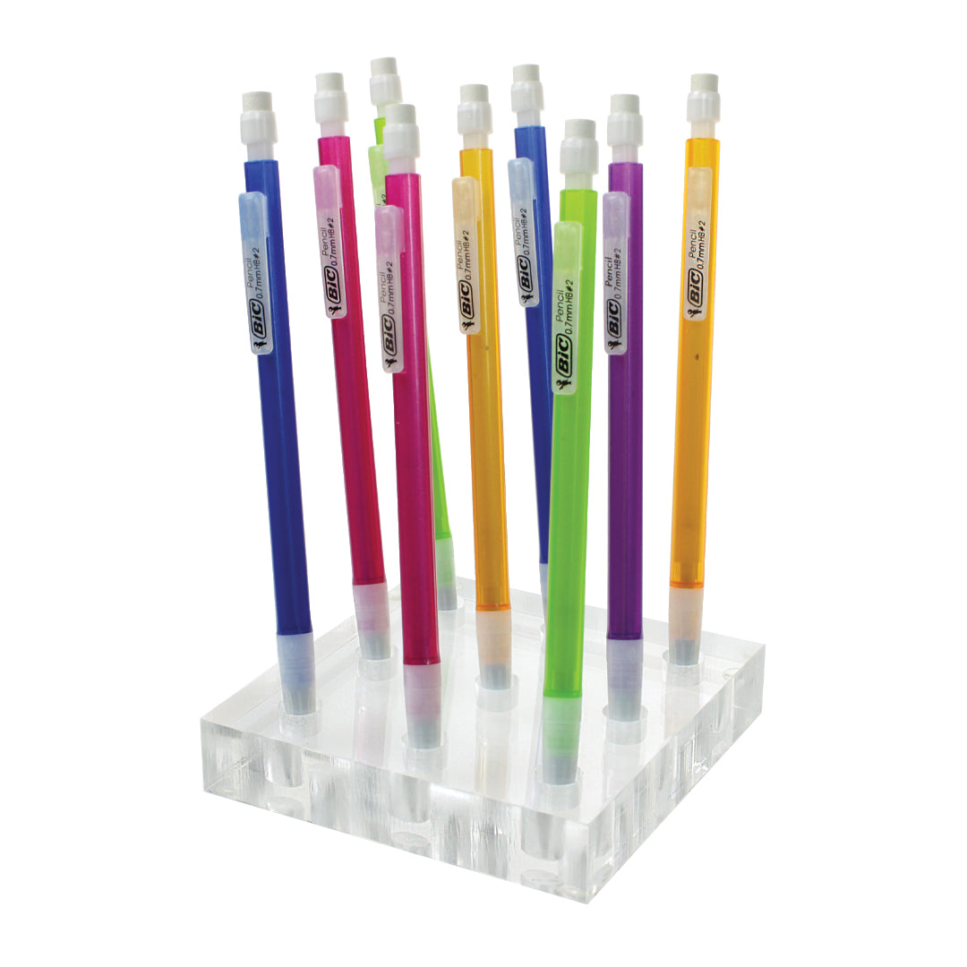 Wholesale SUPERFINDINGS 9 Pcs Acrylic Transparent Pen Holders Makeup Brush  Holder Clear Pen Pot Desktop Organizer Pencil Container for Office School  Makeup Desk 