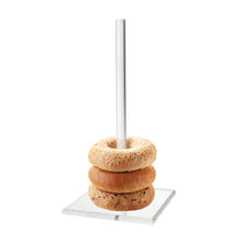 Load image into Gallery viewer, Clear Acrylic Donut and Bagel Stand for Wedding and Party Display Centerpiece
