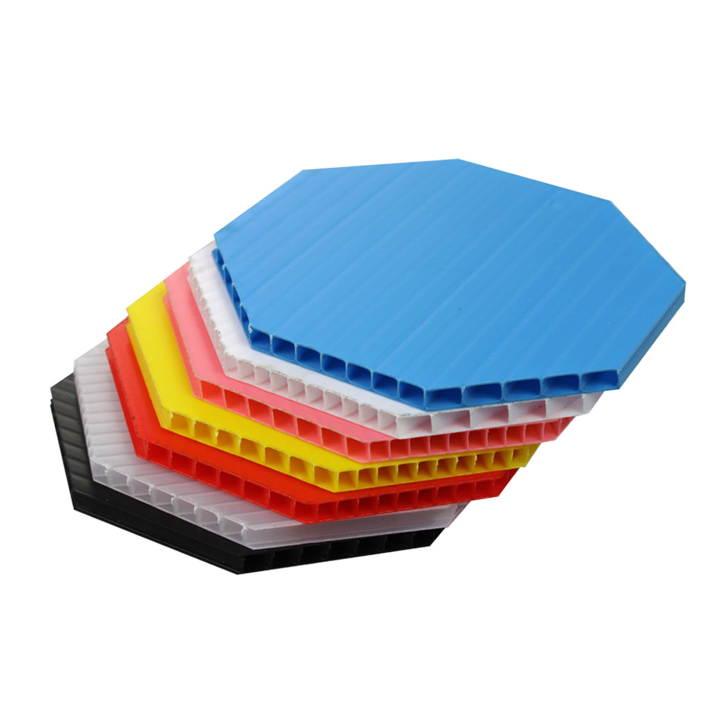 Octagonal Plastic Corrugated Plastic Octagon | Source One Displays