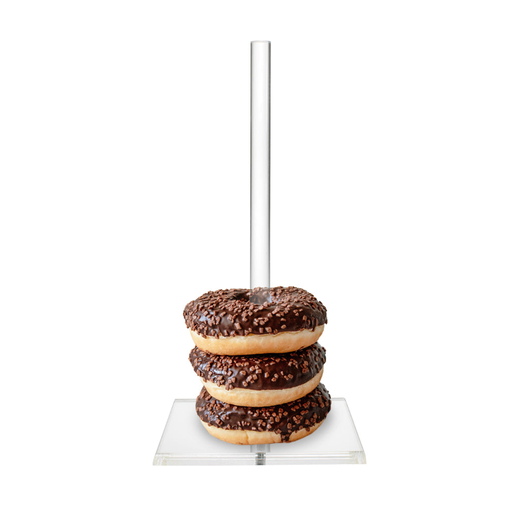 Clear Acrylic Donut and Bagel Stand for Wedding and Party Display Centerpiece