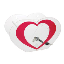 Load image into Gallery viewer, Heart Shaped Acrylic Donation Box