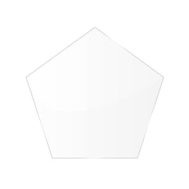 Clear Acrylic Pentagon