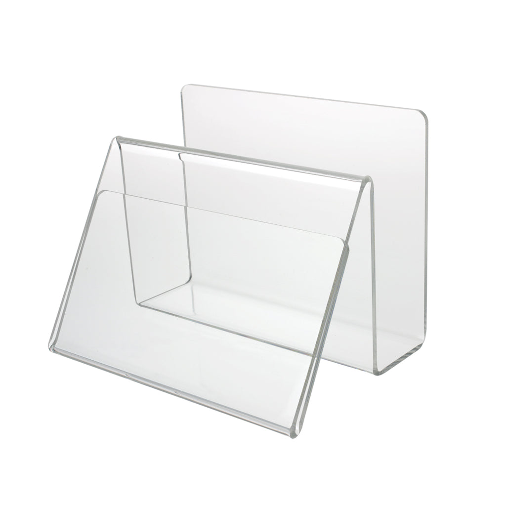 Acrylic Desk Organizer with Picture or Postcard Display