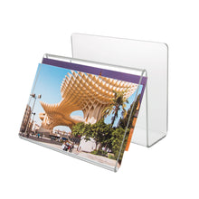 Load image into Gallery viewer, Acrylic Desk Organizer with Picture or Postcard Display