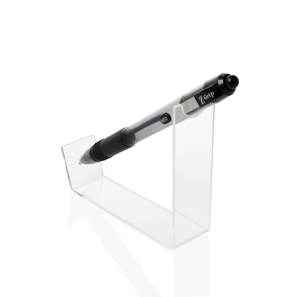 Horizontal Single Pen Display Stand - Clear