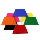 Colored Acrylic Trapezoid