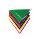 Colored Acrylic Triangle