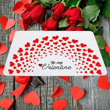 Load image into Gallery viewer, valentine 11″ x 17″ acrylic placemat covers