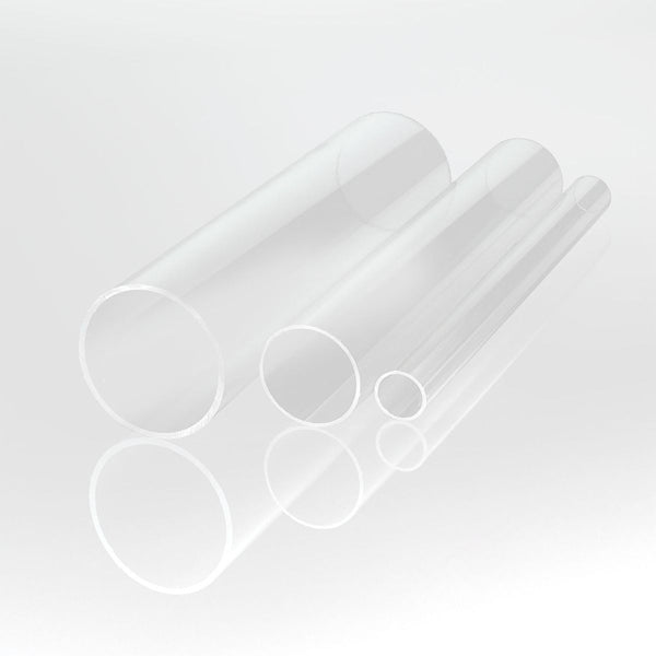 Polycarbonate Rigid Round Clear Tubing 26mm(1 Inch)IDx28mm(1.1 Inch)ODx305mm(1ft) Length Plastic Tube