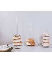 Load image into Gallery viewer, Clear Acrylic Donut and Bagel Stand for Wedding and Party Display Centerpiece