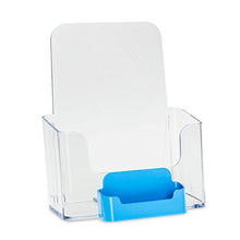 Load image into Gallery viewer, 6&quot; Bifold Brochure Holder with Business Card Holder