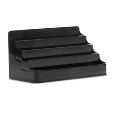 Load image into Gallery viewer, 8 Pocket Business Card Holder for Countertop, 4-Tier Black