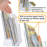 Brochure Support Insert for High Humidity Environments - Many Sizes!