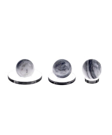 Circular Mirror Rock Display Stand, 3 Piece Set