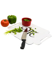 Load image into Gallery viewer, Acrylic Cutting Board with Handle and Initial