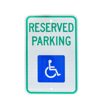 Load image into Gallery viewer, Reserved Parking Only with Handicapped Symbol
