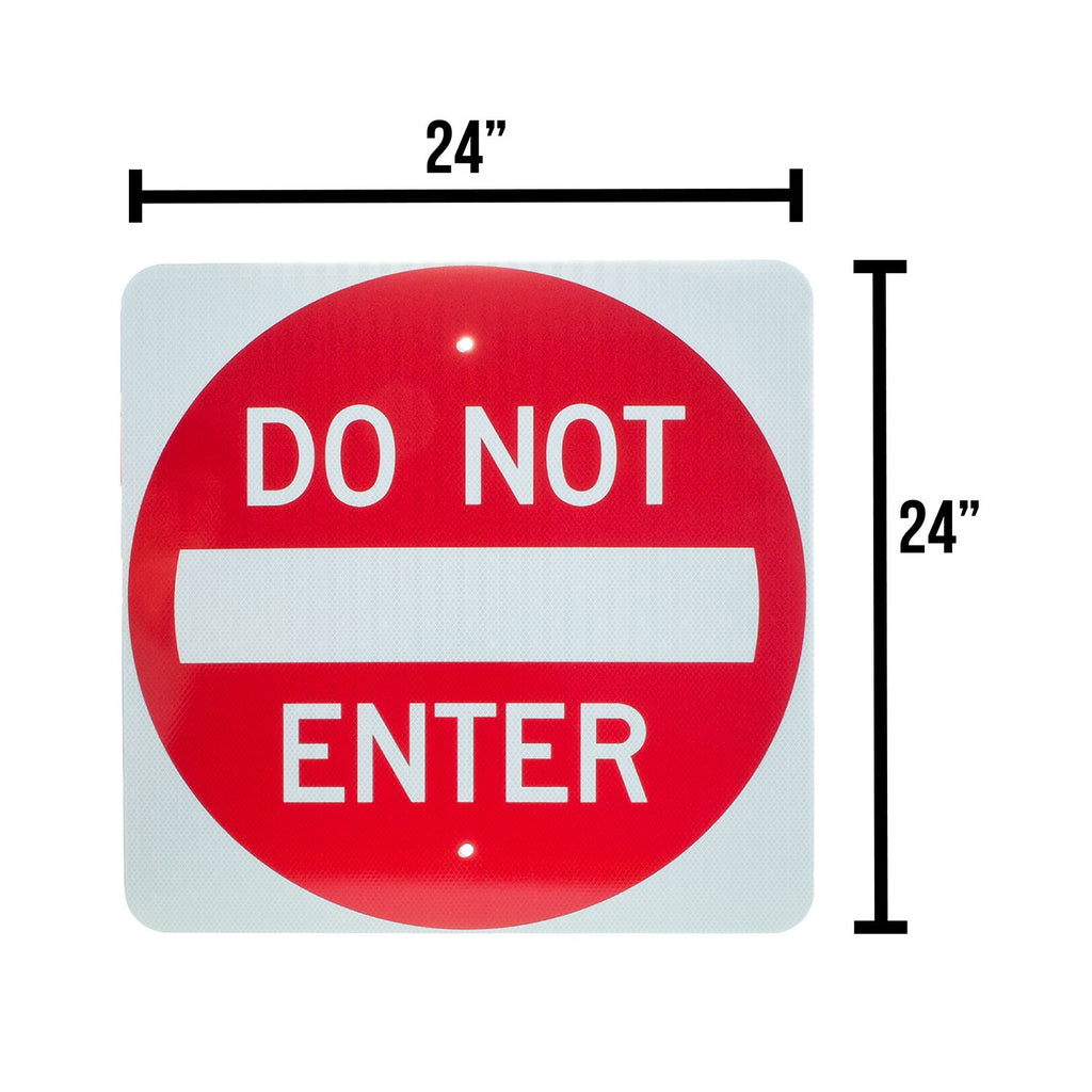 Do Not Enter Sign, 24"