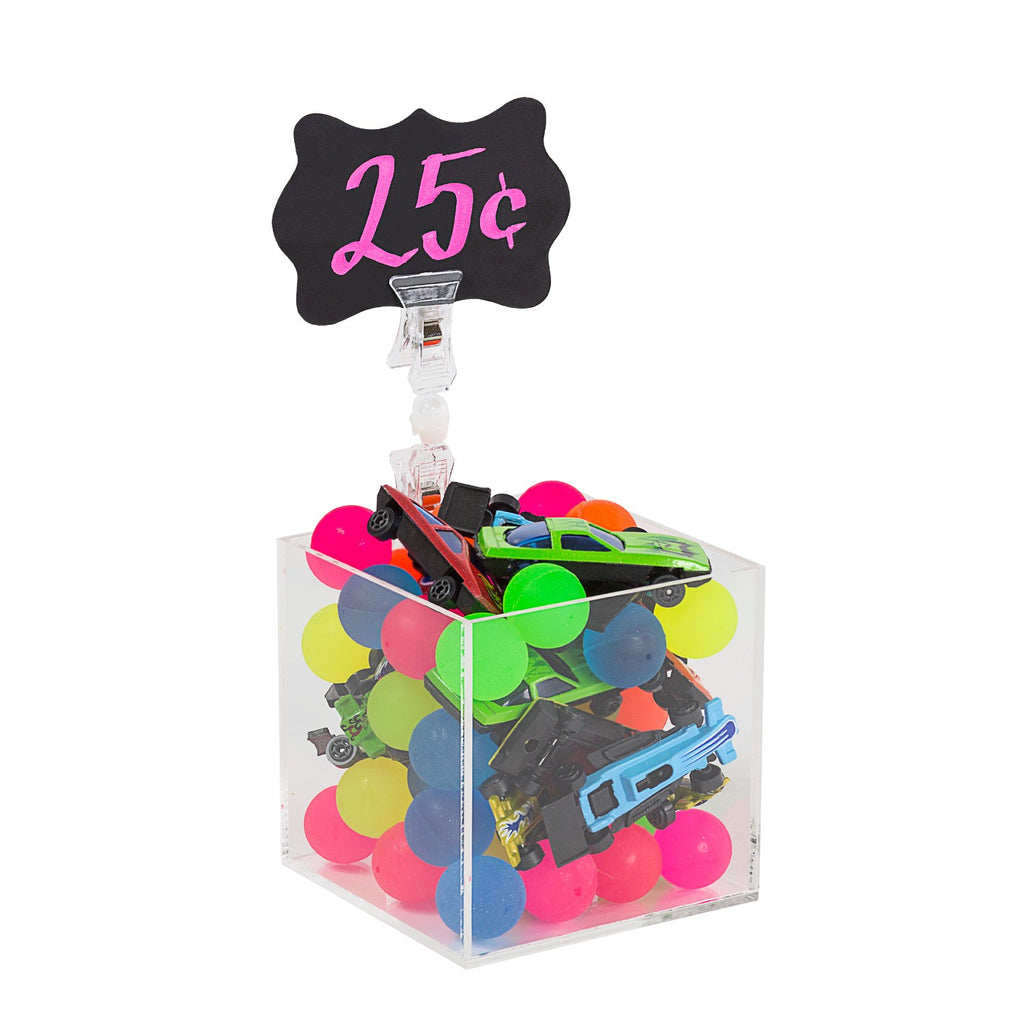 Clip-on Sign Holder for Chalkboard and Price Tags