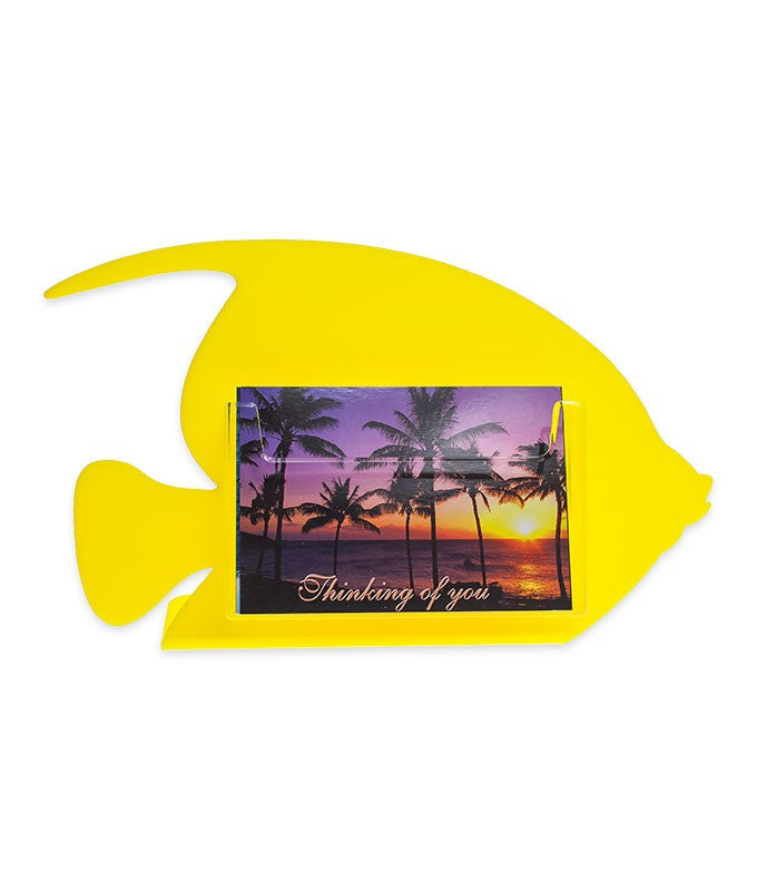 Countertop Fish Postcard Holder