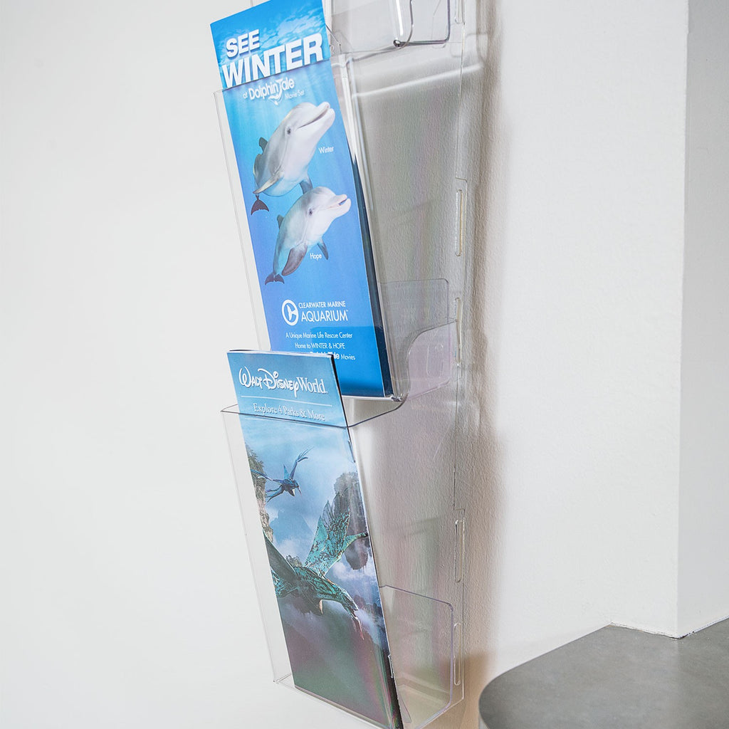 Wall Mounted Linking Brochure Holder