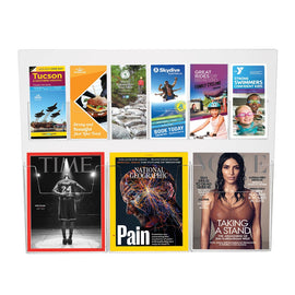 Trifold and Large Brochure/Magazine Holder Combo