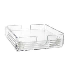 Clear Acrylic Coasters &  Coaster Holders