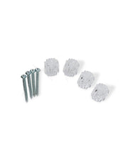 Load image into Gallery viewer, Clear Plastic Mirror Holder Clips, 4-Piece Set