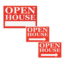 Load image into Gallery viewer, Open House Sign, 3 Pack Set