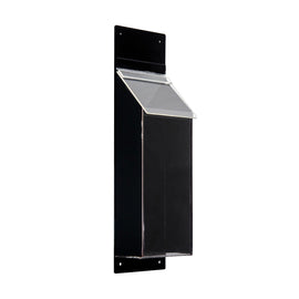 1 pocket black outdoor brochure holder