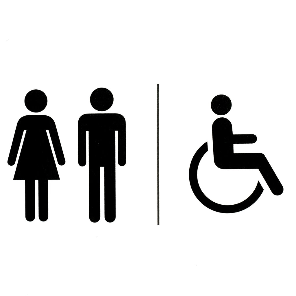 Handicap Accessible Restroom Sign