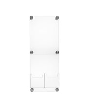Load image into Gallery viewer, 8.5 x 11 Sign Holder with Bottom Brochure Pockets for Wall Mount