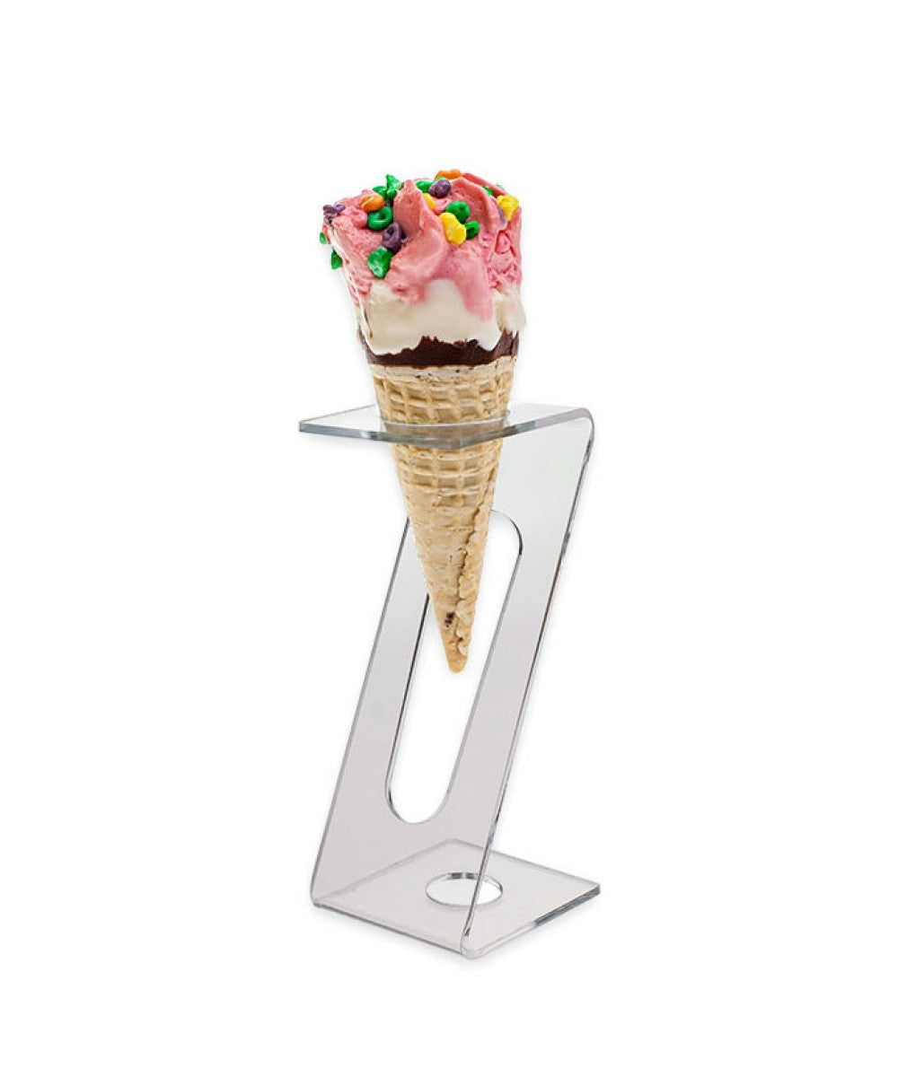 Cone Rack Gelato Cone Holder Ice Cream Stand Show Rack Desktop Cone Holder Iron
