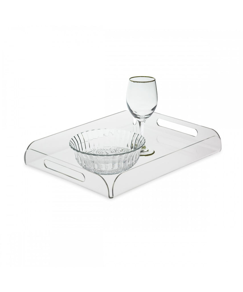 Acrylic Serving Tray with Handles
