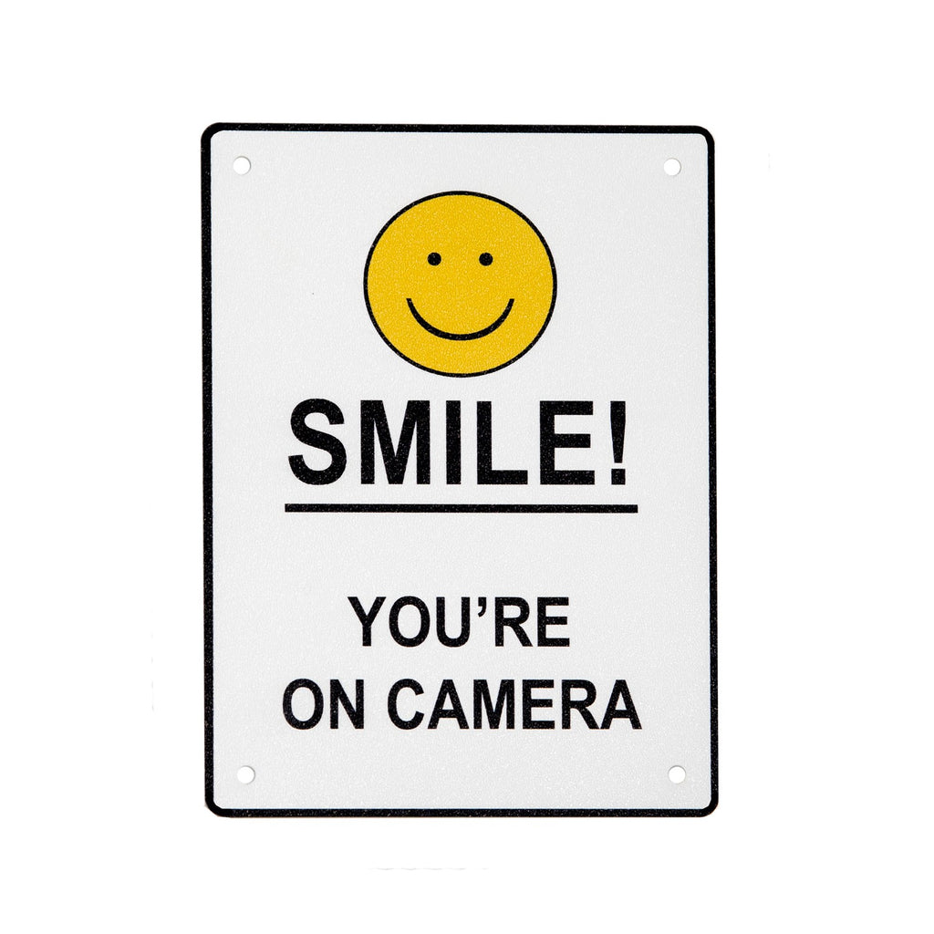 Smile You're On Camera Sign