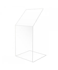 Impact Resistant Acrylic Sneeze Guard and Splash Shield Barrier Divider