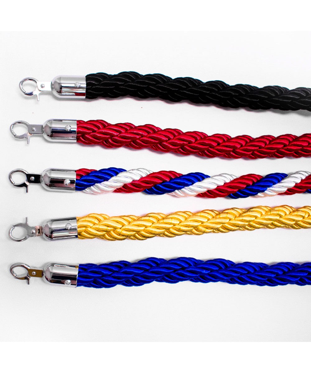Constarints Rope Braided Nylon Rope for Crowd Control Stanchions | Source One Displays