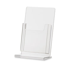 Load image into Gallery viewer, Trifold Brochure Holder for 4&quot; x 9&quot; Brochure, Single Pocket